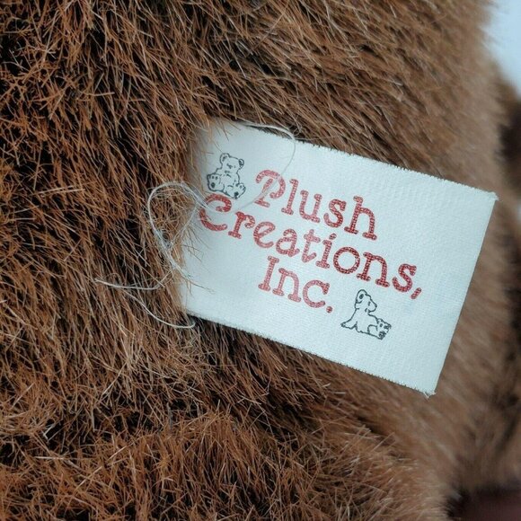 Vintage 90s Bald Eagle 11 inch Plush American Bird Realistic Stuffed Animal Toy - Picture 3 of 6